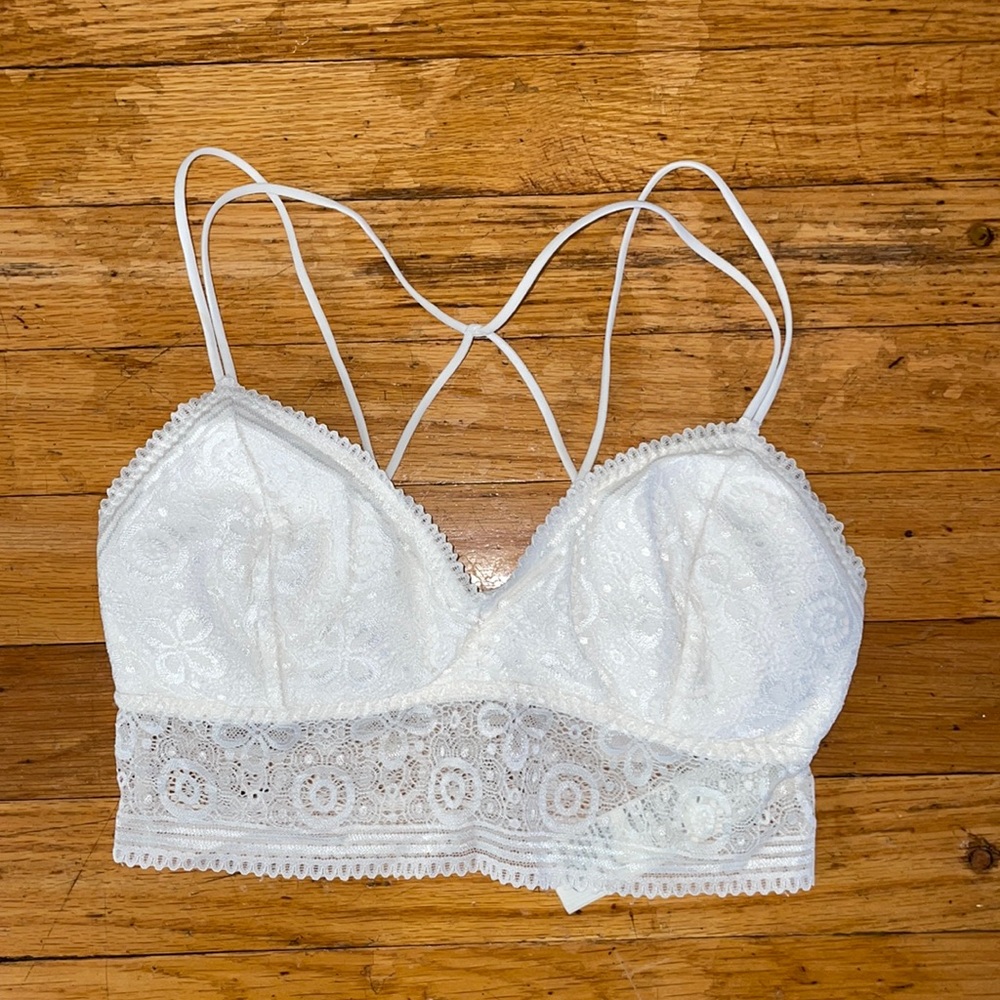 White Bralette XS